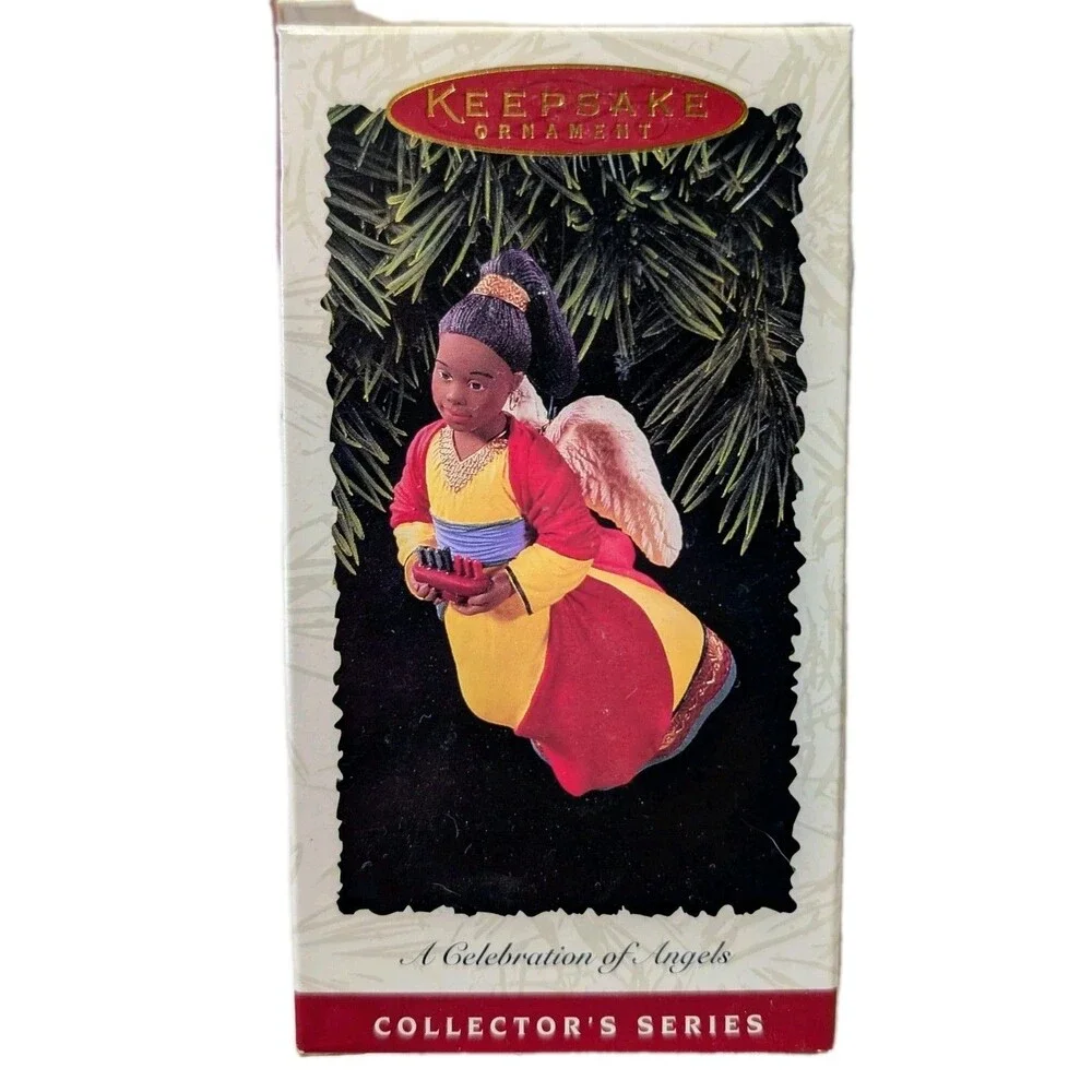 1996 Hallmark Keepsake Ornament A Celebration of Angels No.2 Kwanzaa